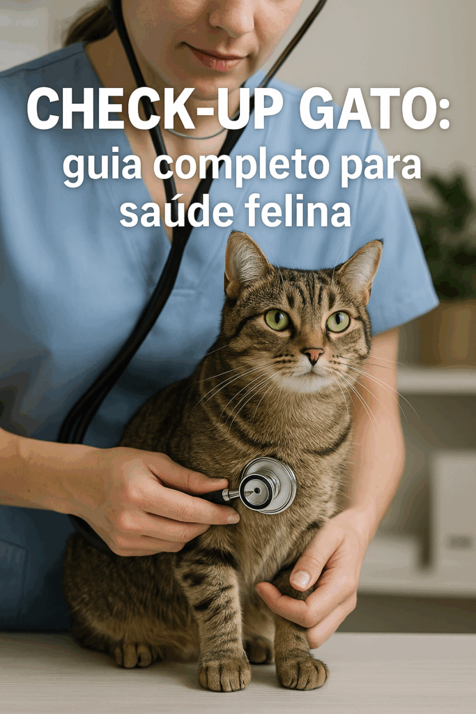 check-up gato em consulta para gatos